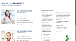 Desktop Screenshot of die-neue-apotheke.com